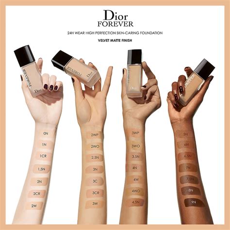 dior forever flawless foundation swatches|Dior forever 24h foundation.